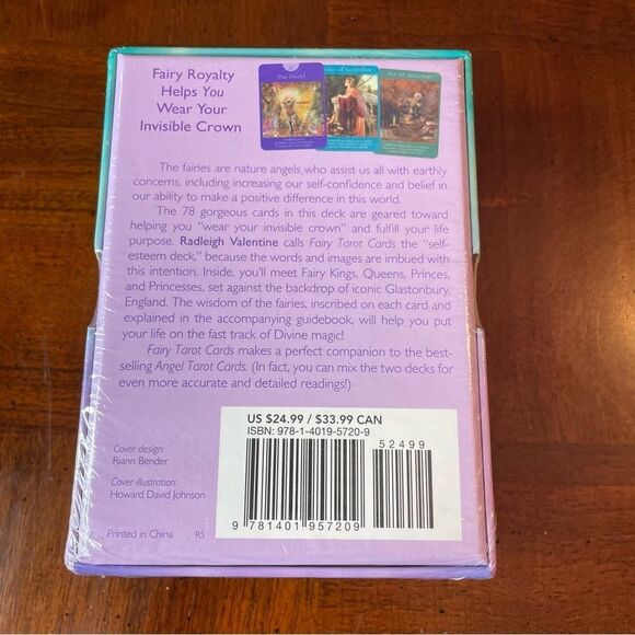 Fairy 78 Card Deck and Guidebook Radleigh Valentine New Sealed Tarot Cards - Picture 4 of 7